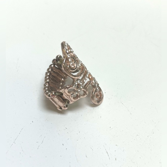 Paparazzi Elegant Gold and Silver Swirl Ring - Picture 2 of 4